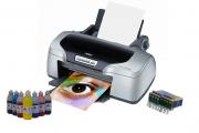 Printer Epson Stylus Photo R800 with refillable cartridges
