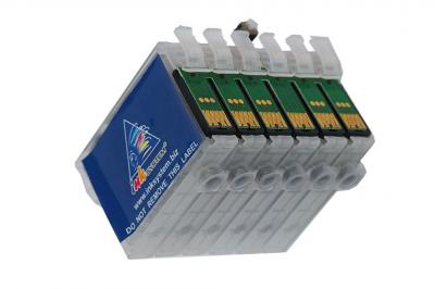 Refillable cartridges for Epson RX610/RX615