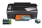 All-in-one Epson Stylus SX210 with refillable cartridges